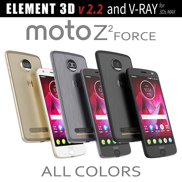 Moto Z2 Force - 3Docean 20475637