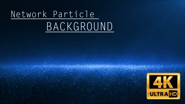 Blue Magic Particles Background
