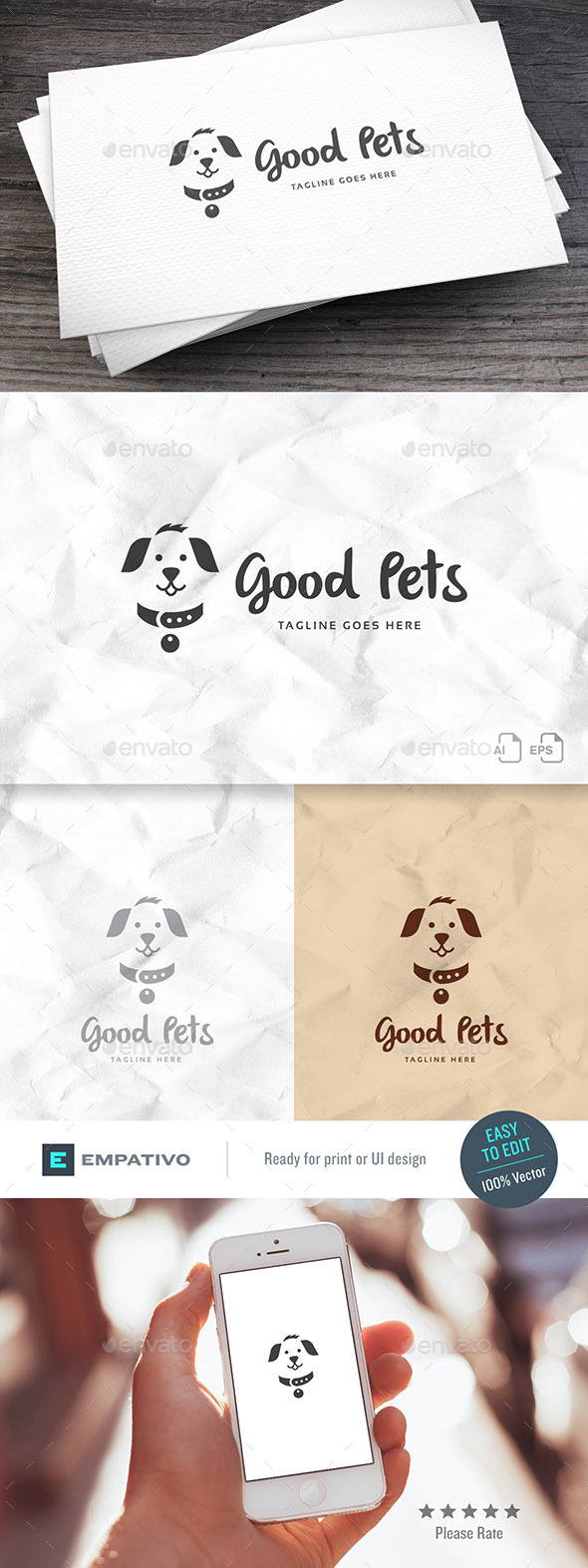 Good Pets Logo Template - Animals Logo Templates