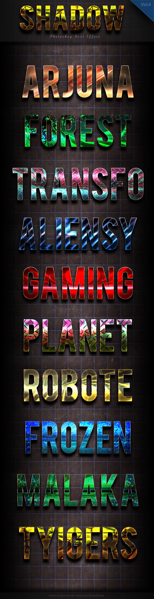 Shadow Text Effect vol 5 - Text Effects Styles