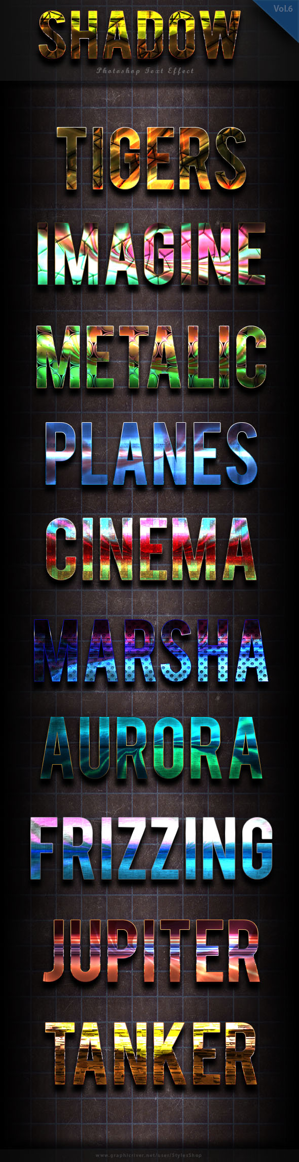 Shadow Text Effect vol 6 - Text Effects Styles