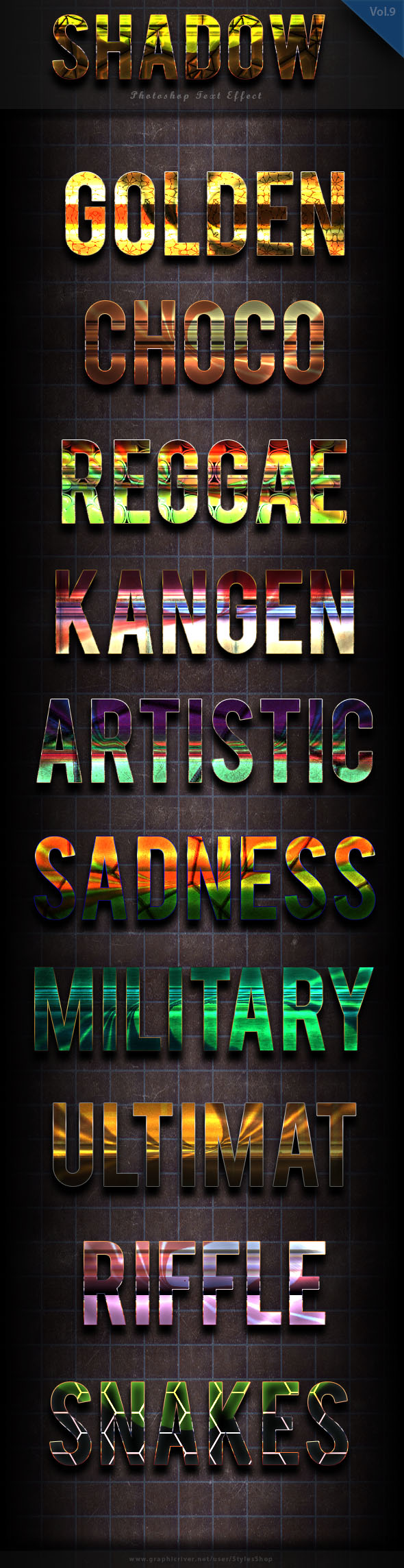 Shadow Text Effect vol 9 - Text Effects Styles