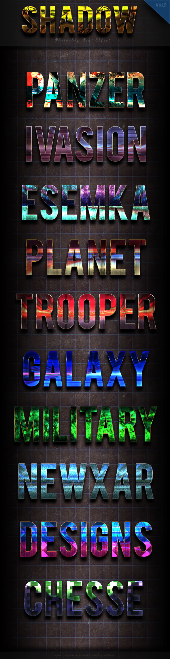 Shadow Text Effect vol 10 - Text Effects Styles