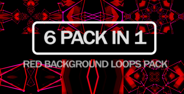 Red Background Loops Pack