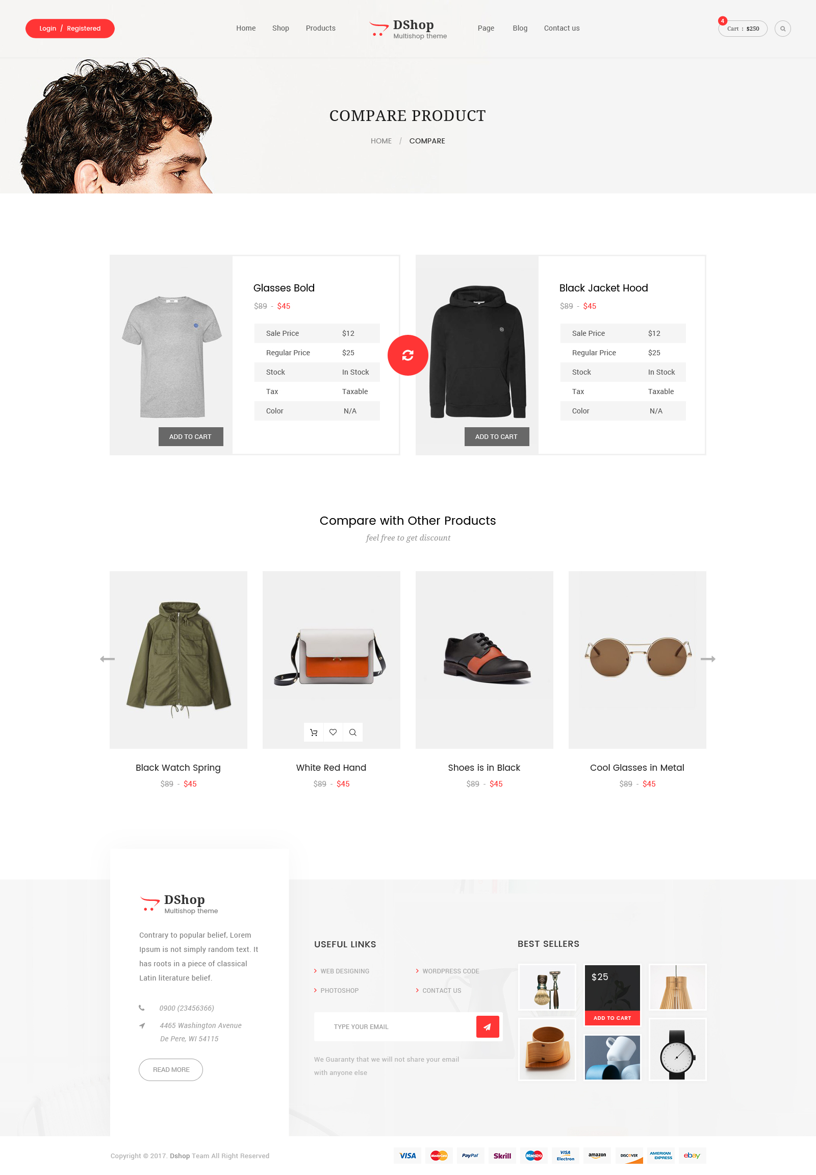 dShop - MultiPurpose eCommerce PSD Template by maplethemes | ThemeForest