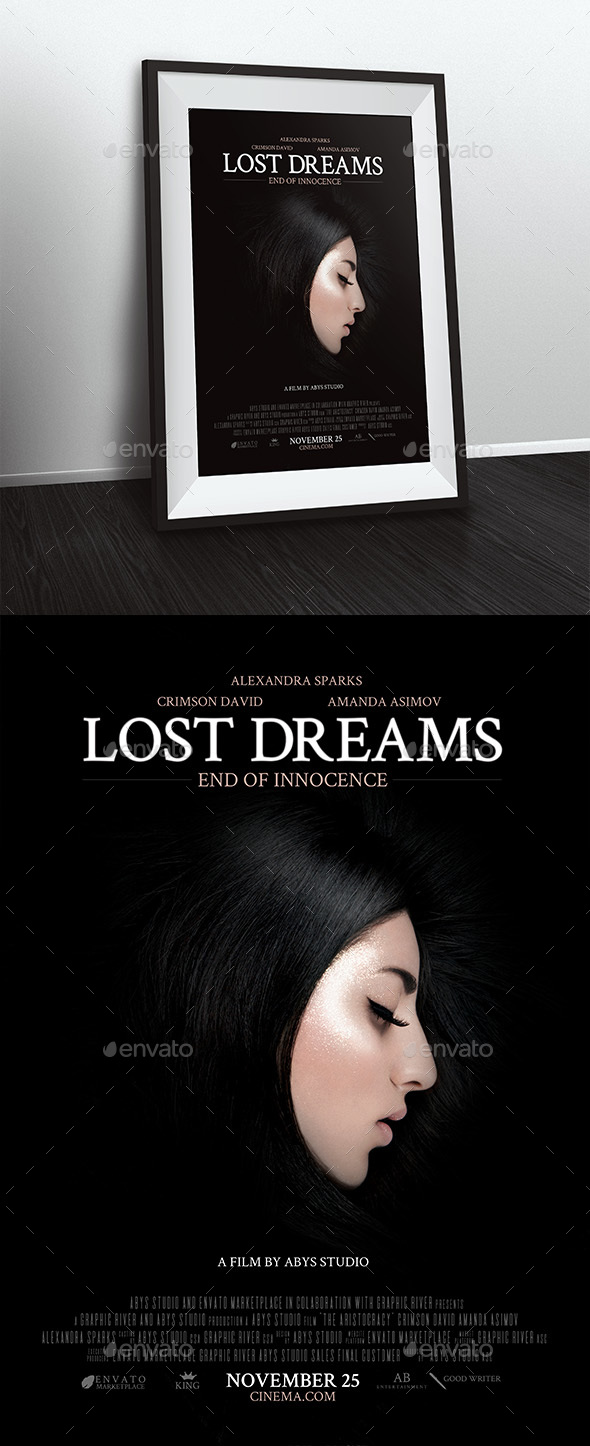 Lost Dreams Movie Poster Template