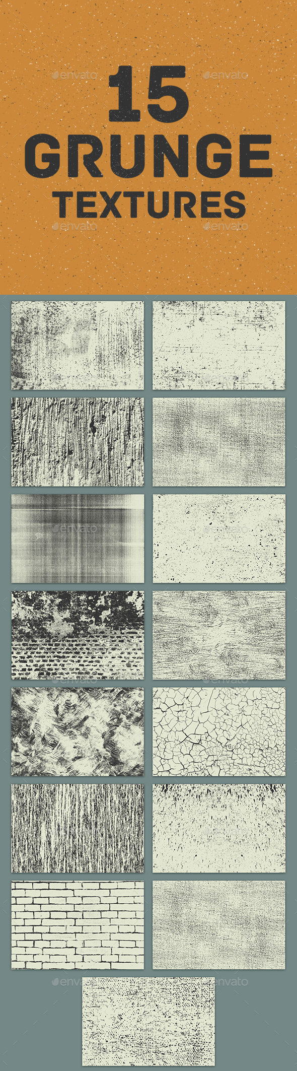 15 Grunge Textures - Miscellaneous Textures