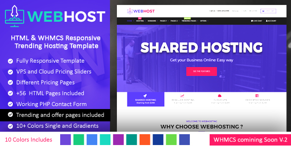 ThemeForest WebHost HTML5 & WHMCS Responsive Trending Hosting Template 20369157 ThemeForest WebHost HTML5 & WHMCS Responsive Trending Hosting Template 20369157