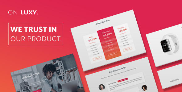 On Luxy - Responsive Email Template With Stampready Online Builder 30+ Modules