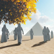 Egyptian Pyramids and People - VideoHive Item for Sale