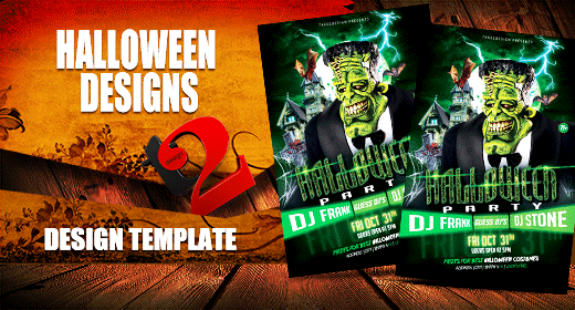 Halloween Flyers, Posters & Event Tickets