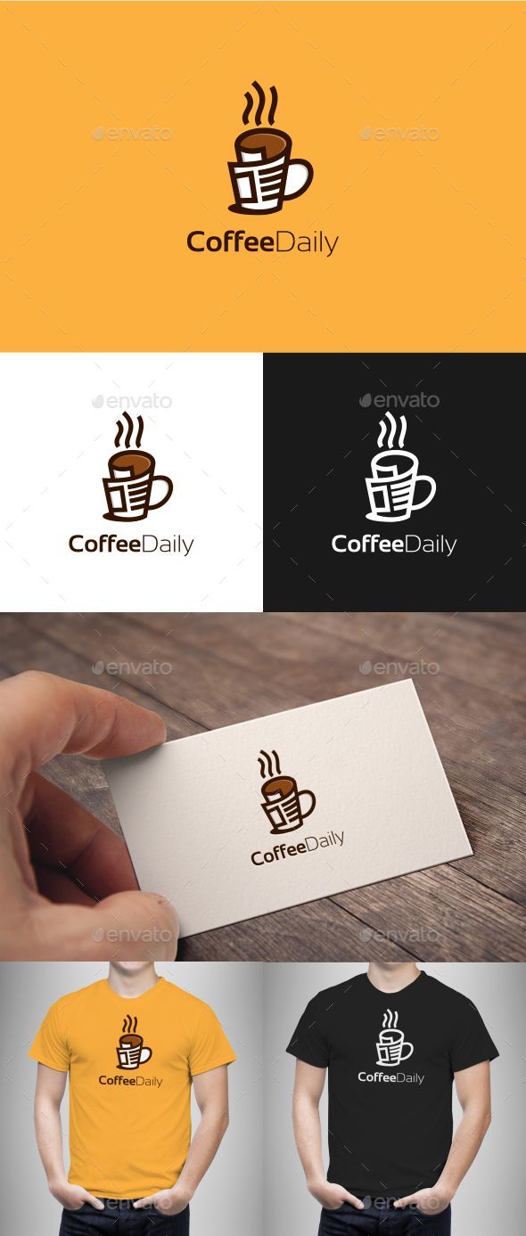 Coffee Daily - Logo Template - Logo Templates
