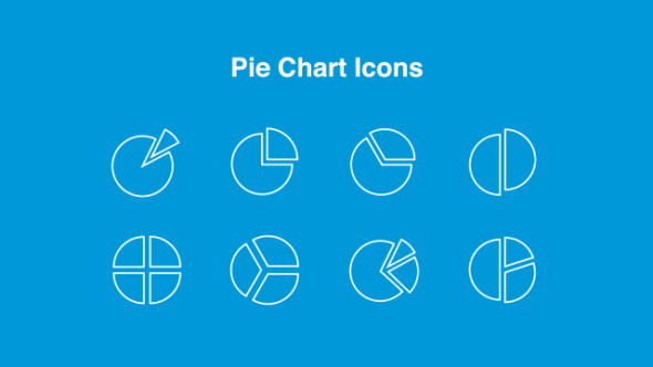 Pie Chart Icons - VideoHive 20505434