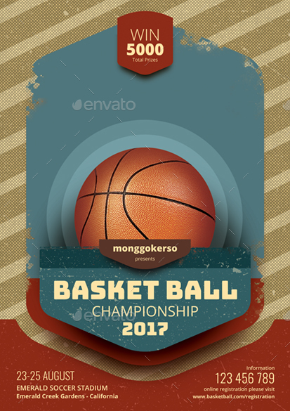 Basketball Championship, Print Templates | GraphicRiver