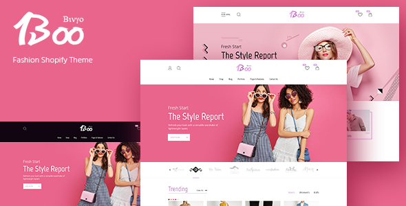 BooShop - Impressive and Stylish Shopify Template
