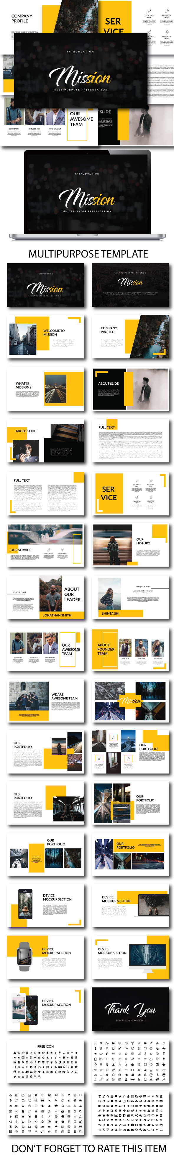 Mission Multipurpose Google Slide - Google Slides Presentation Templates