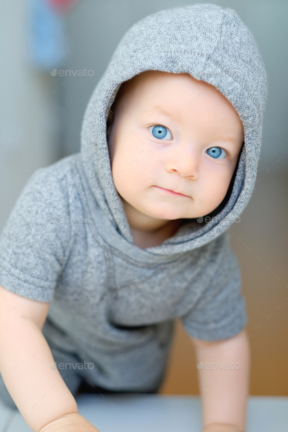 Baby boy with blue eyes Stock Photo by haveseen | PhotoDune