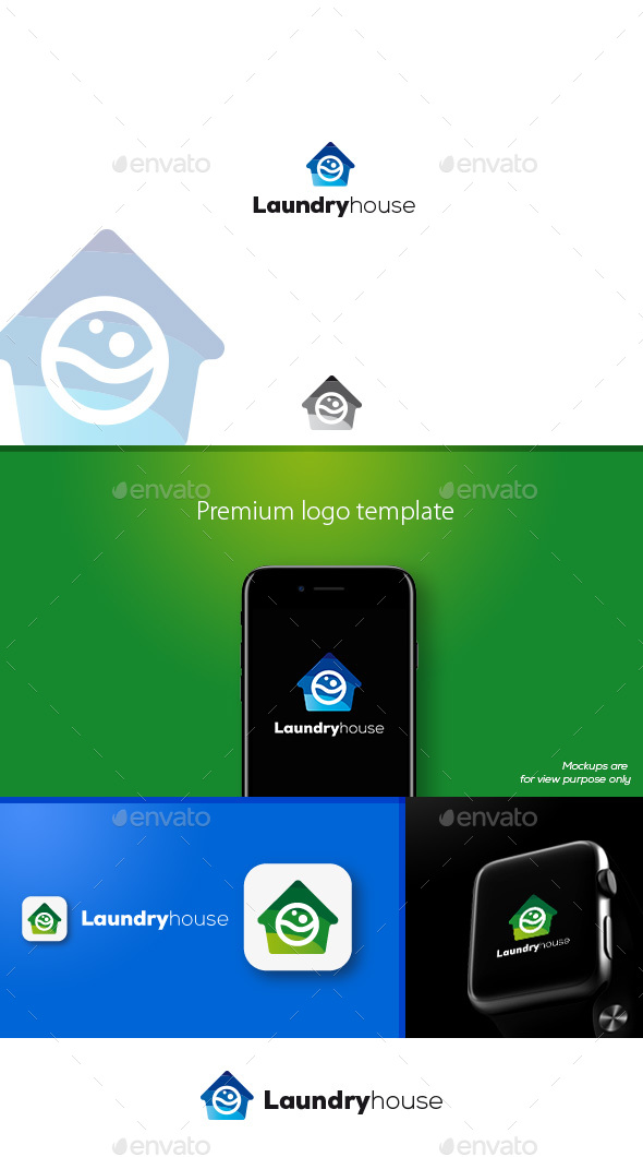 Laundryhouse Logo - Symbols Logo Templates