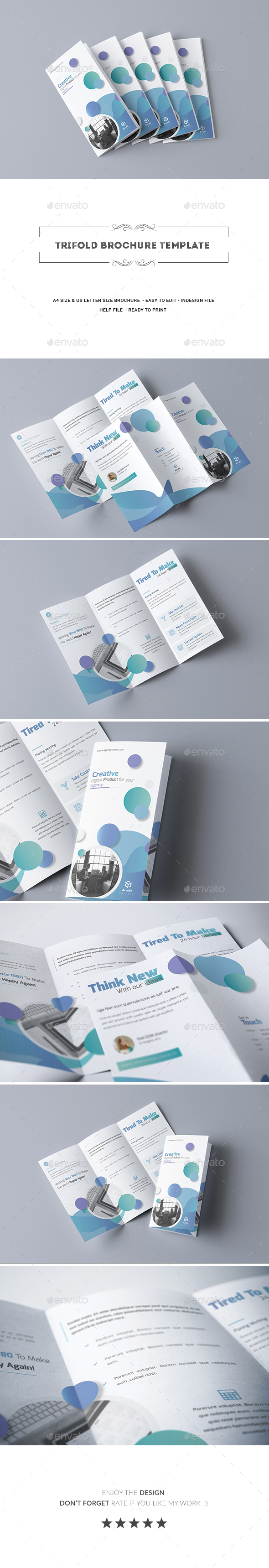 Trifold Brochure Template - Corporate Brochures