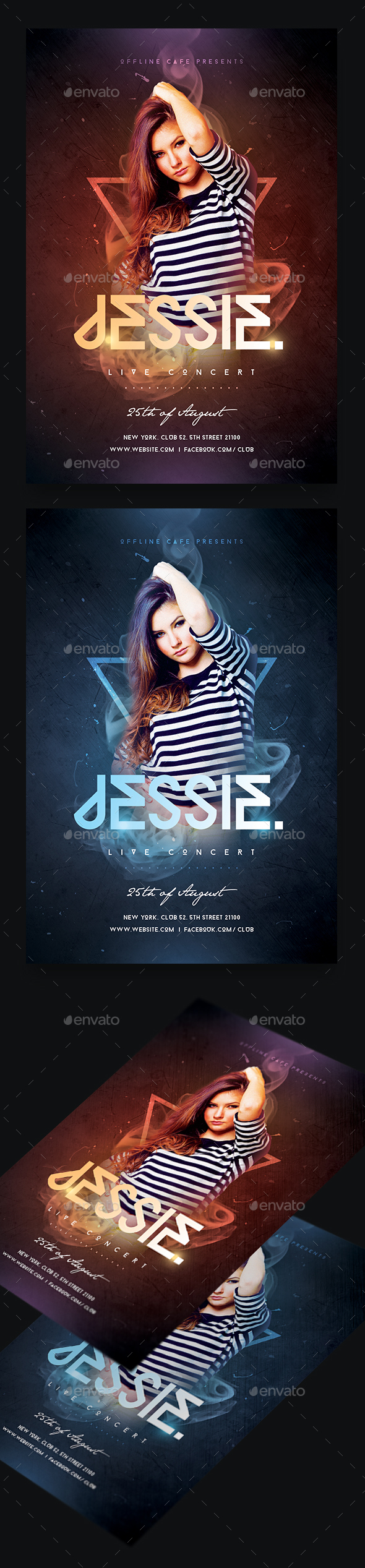Artist Performance Flyer - Clubs & Parties Events