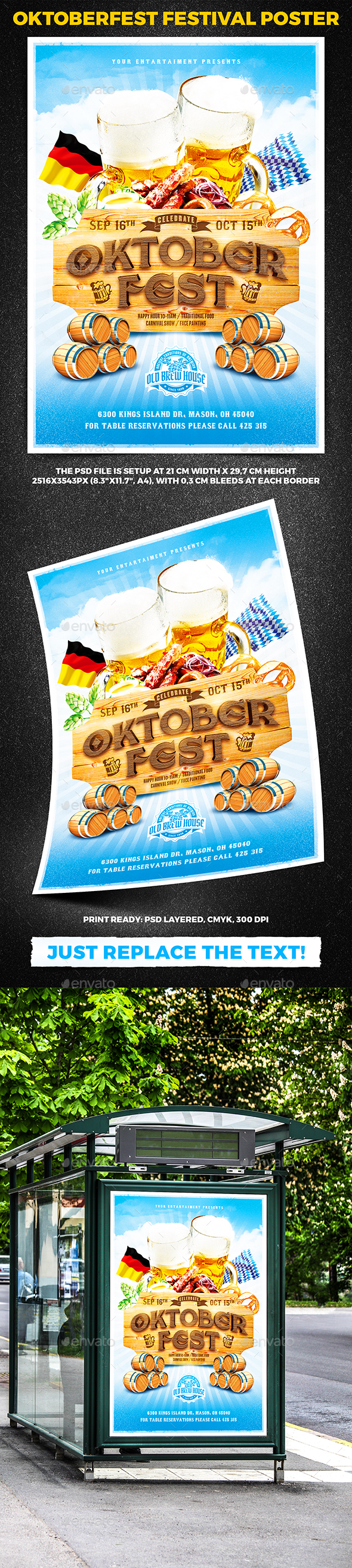 Oktoberfest Festival Poster vol.8 - Holidays Events