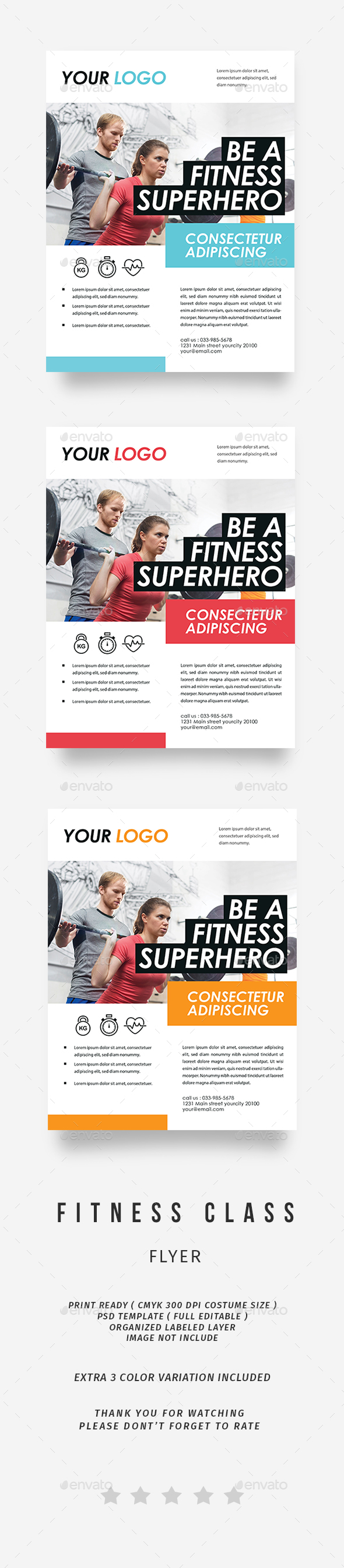 GraphicRiver Fitness Flyer 20503146