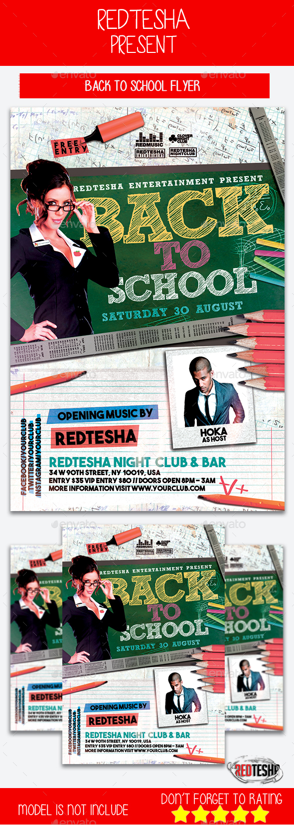 Back to School - Events Flyers