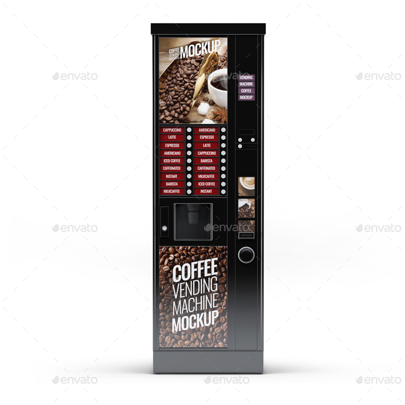 Coffee Vending Machine Mock-Up by L5Design | GraphicRiver