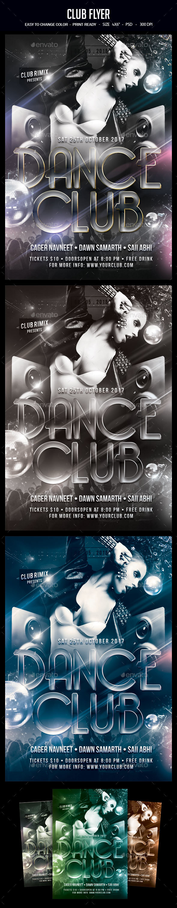 Club Flyer - Clubs & Parties Events