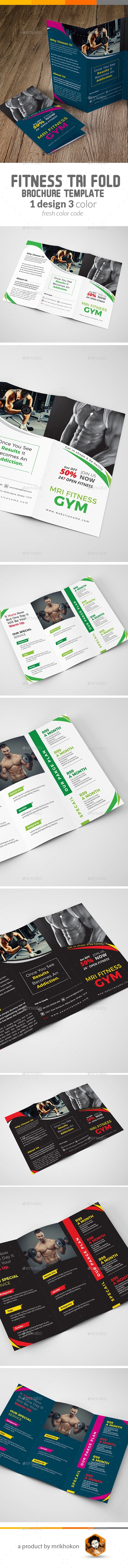 Fitness/Gym Tri fold Brochure