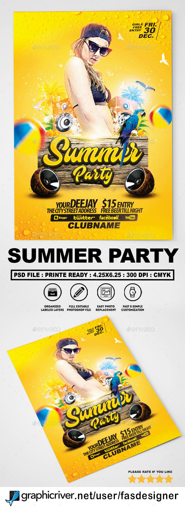 Summer Party Flyer