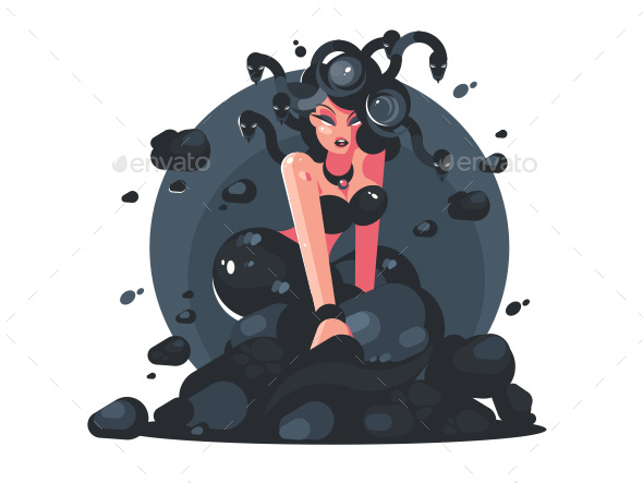 Gorgon Medusa Monster - People Characters