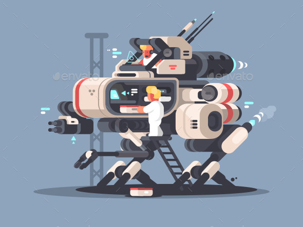 Exoskeleton Medical for Complex Operation - Health/Medicine Conceptual