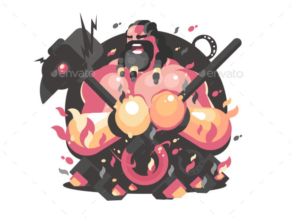 Hephaestus Ancient Greek God - Miscellaneous Characters