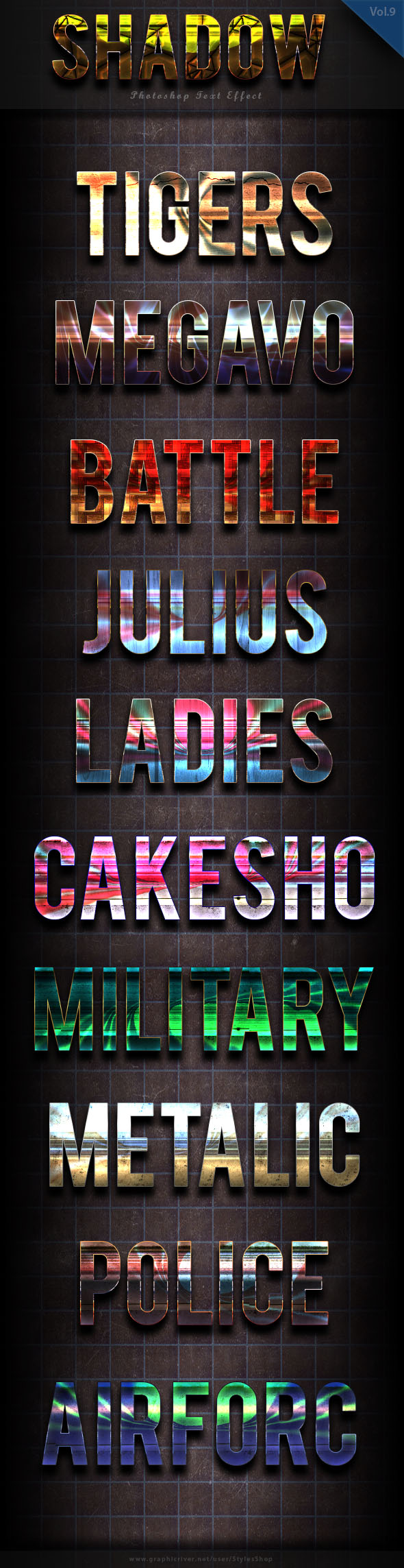 Shadow Text Effect vol 11 - Text Effects Styles