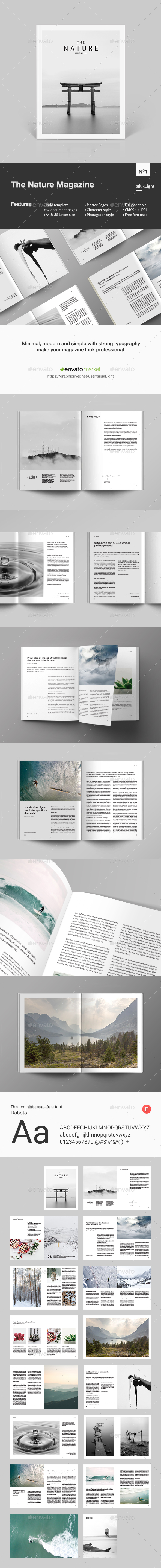 The Nature Magazine - Magazines Print Templates