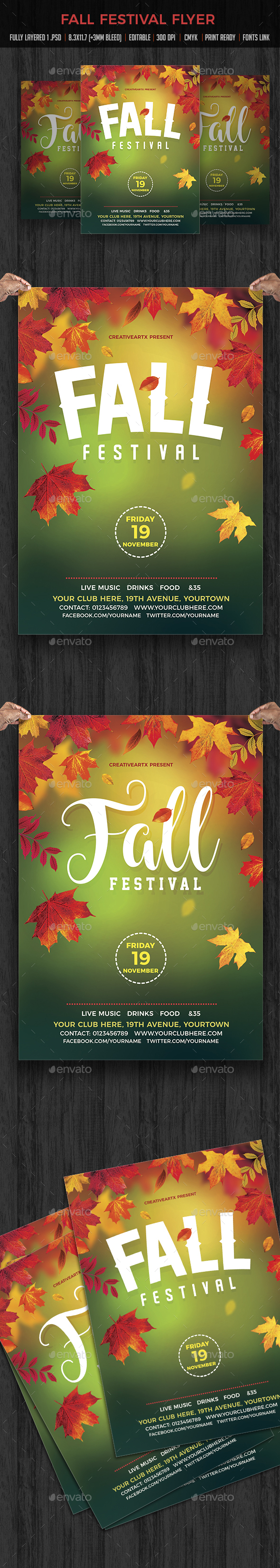 Fall Party - Events Flyers
