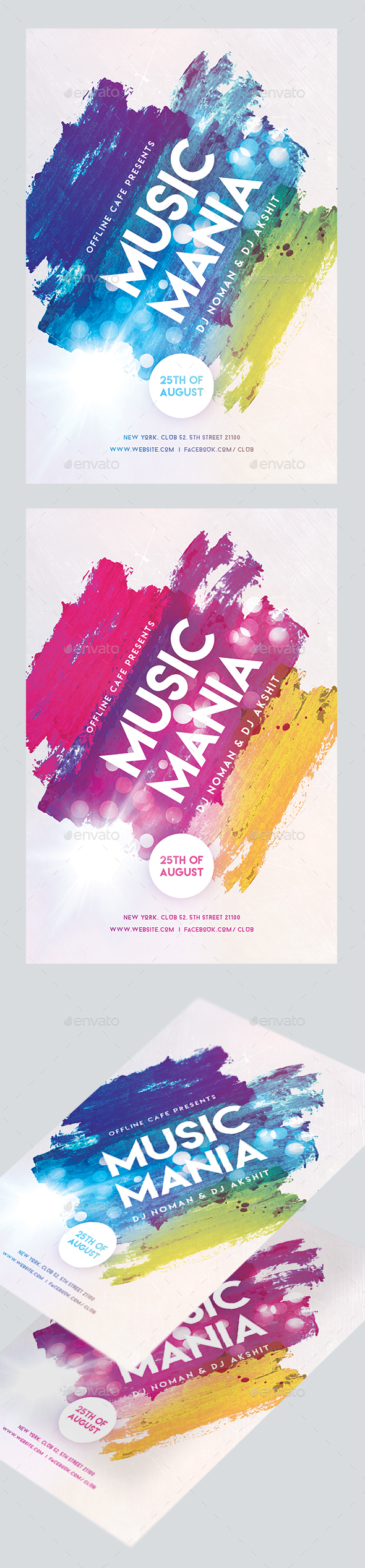 Music Festival Flyer - Clubs & Parties Events