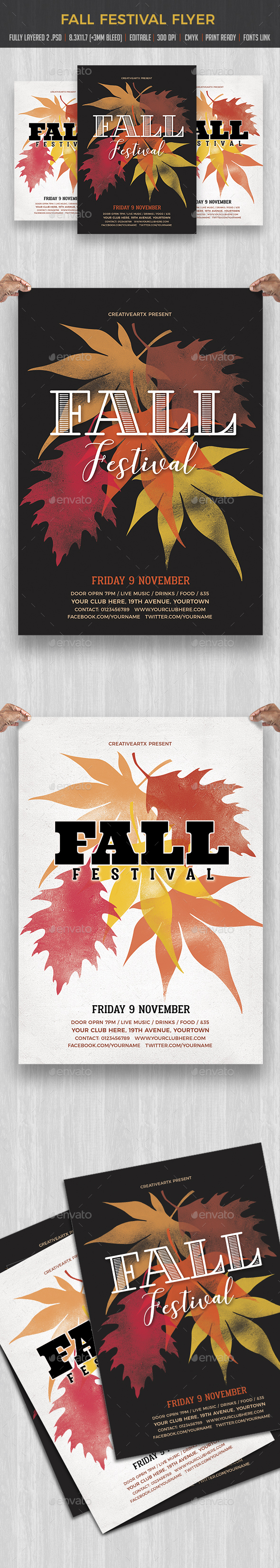 Fall Festival - Flyers Print Templates