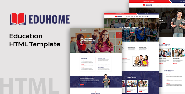 Eduhome - Education HTML Template