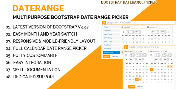 CodeCanyon DateRange Multipurpose Bootstrap Date Range Picker 20513420 CodeCanyon DateRange Multipurpose Bootstrap Date Range Picker 20513420