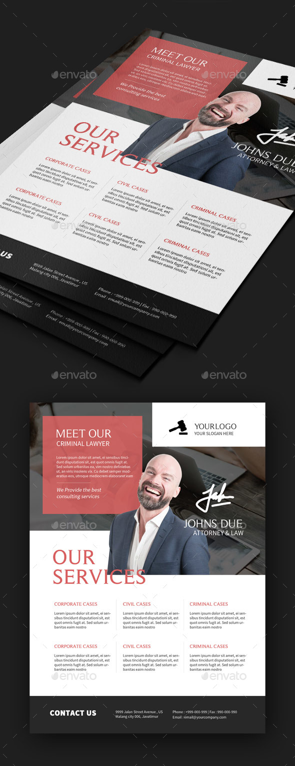 Law Firm Flyers - Corporate Flyers