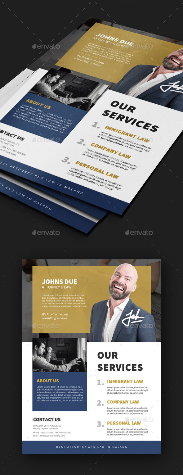 Law Firm Flyers - Corporate Flyers