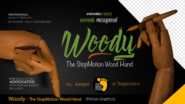 Wood Hand Stop Motion Bundle