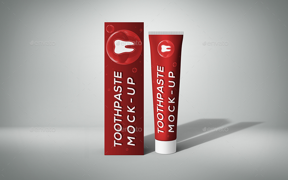 Download Toothpaste Mock-Up Set by 3background | GraphicRiver