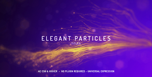 Elegant Particles Titles - VideoHive 20515493