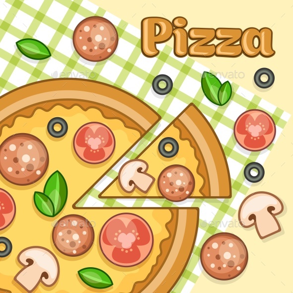 GraphicRiver Pizza Poster 20515775 GraphicRiver Pizza Poster 20515775