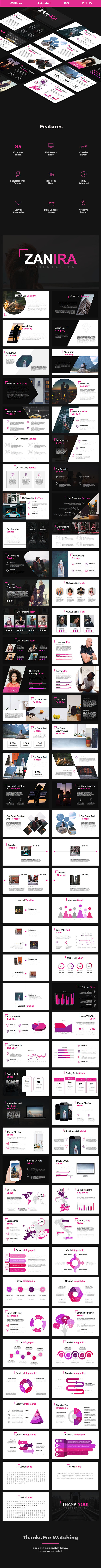 Zanira - Creative Keynote Template - Creative Keynote Templates