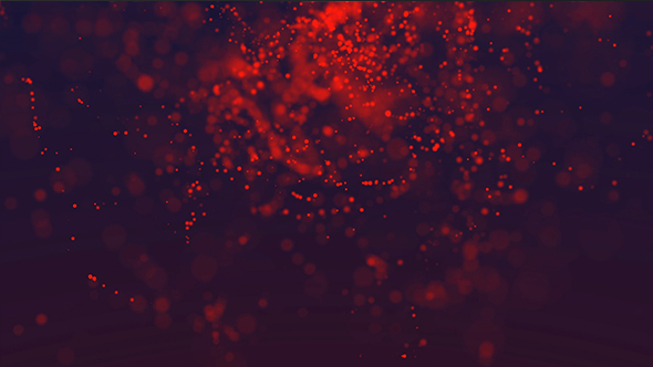 Red Bokehs and Particles