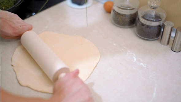 The Man Is Rolling the Dough  alt